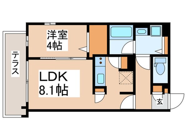 フラッフィー市谷台町の物件間取画像